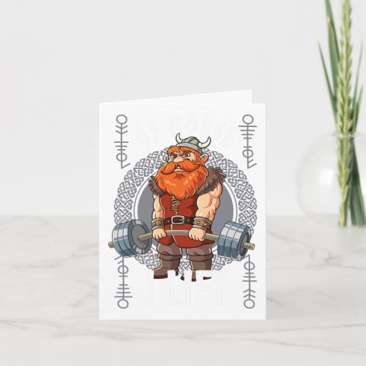 Gym Bodybuilding training van Norse I Lift Viking Kaart (Voorkant)