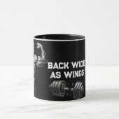 Gym bouwt Mannen kracht en kracht koffie Mok (Midden)