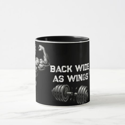 Gym bouwt Mannen kracht en kracht koffie Mok (Midden)