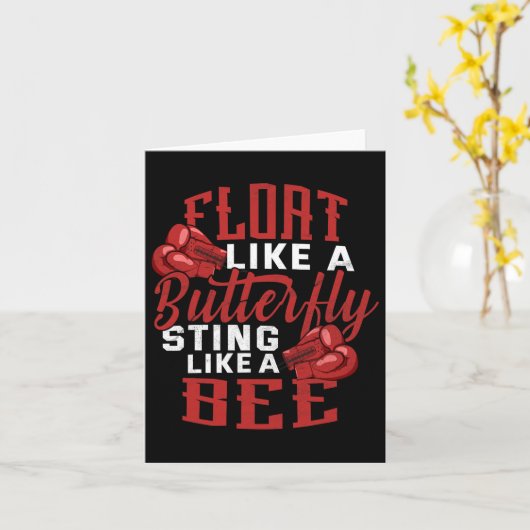 Gym Boxer Champion Kaart (Gele Bloem)