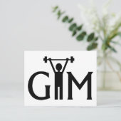 GYM BRIEFKAART (Staand voorkant)