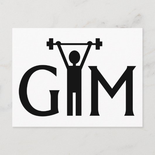 GYM BRIEFKAART (Voorkant)