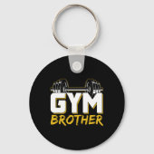 Gym Brother Training Fitness Workout Weightlifting Sleutelhanger (Voorkant)