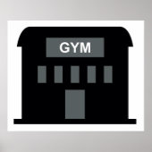 Gym Building Poster (Voorkant)