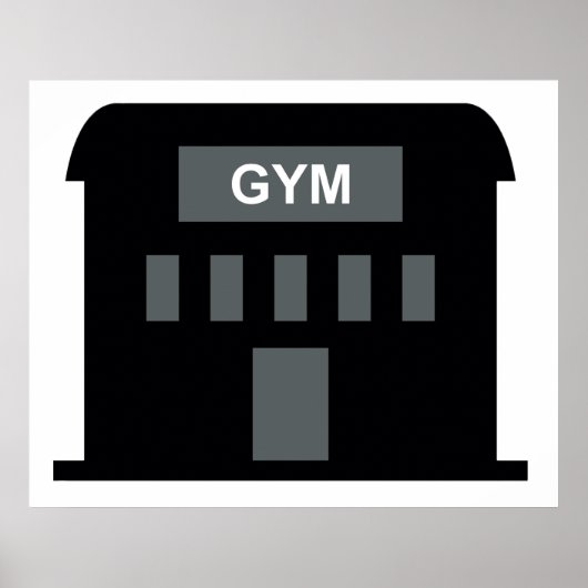 Gym Building Poster (Voorkant)