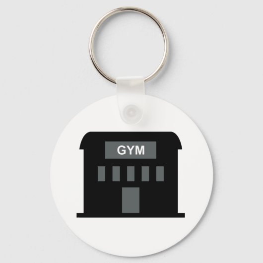 Gym Building Sleutelhanger (Achterkant)