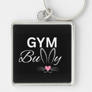 Gym Bunny Fitness & Workout Liefhebbers Cadeau voo Sleutelhanger