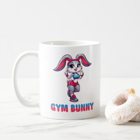 Gym Bunny Koffiemok (Met donut)