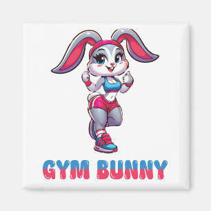 Gym Bunny Magneet