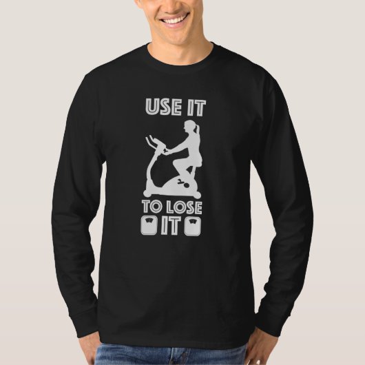 Gym Cardio Fitness Gebruik het om het te verliezen T-shirt (Voorkant)
