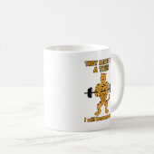 Gym Cat. Grappig Motivatie Koffiemok (Voorkant rechts)