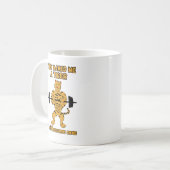 Gym Cat. Grappig Motivatie Koffiemok (Voorkant links)