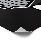 Gym Cat - Motivatie werken Poster (Hoek)