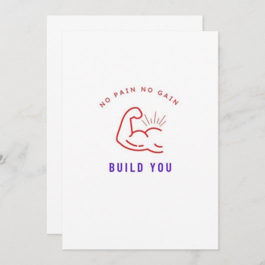 GYM CENTER KAART (Voorkant / Achterkant)