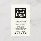 Gym CEO Manager Coach Personal Trainer Visitekaartje (Achterkant)