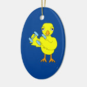 Gym Chick Keramisch Ornament (Links)