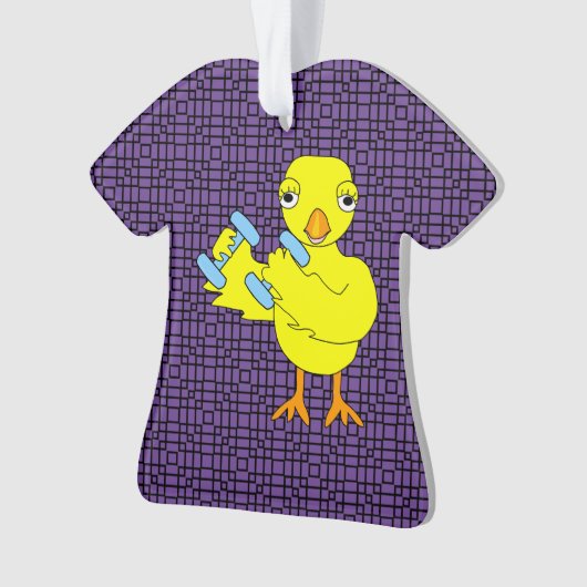 Gym Chick Ornament (voorkant)