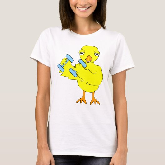 Gym Chick T-shirt (Voorkant)