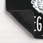 Gym Chicken Dont Skip Leg Day Fun Workout Fitness Muismat (Hoek)