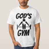 GYM-Christelijke T-shirts van GOD (Voorkant)