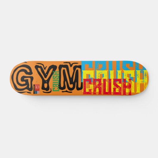 GYM CRUSH 7 3/4-inch skateboard Deck (Horizontaal)