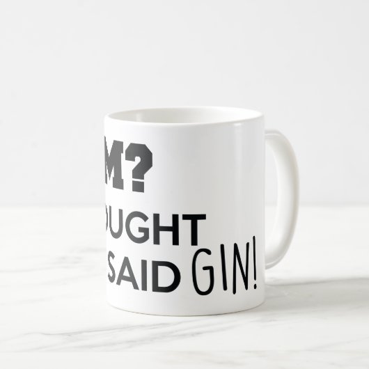 Gym dacht ik dat je gin zei koffiemok (Voorkant rechts)