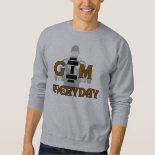Gym Dagelijks Bodybuilder Grafische Sweatshirt