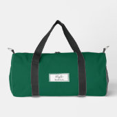 Gym Dance Bag | Monogram Initialen Naam Duffle Bag Plunjezak (Voorkant)