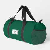 Gym Dance Bag | Monogram Initialen Naam Duffle Bag Plunjezak (Rechterhoek)