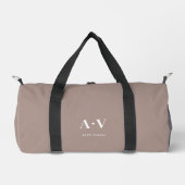Gym Dance Bag | Monogram Initialen Naam Duffle Bag Plunjezak (Voorkant)