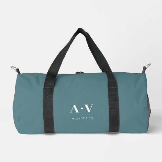 Gym Dance Bag | Monogram Initialen Naam Duffle Bag Plunjezak (Voorkant)