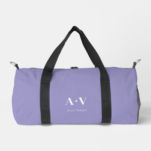 Gym Dance Bag | Monogram Initialen Naam Duffle Bag Plunjezak (Voorkant)