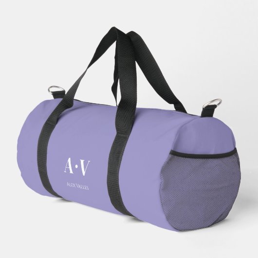 Gym Dance Bag | Monogram Initialen Naam Duffle Bag Plunjezak (Rechterhoek)
