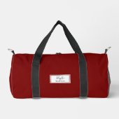Gym Dance Bag | Monogram Initialen Naam Duffle Bag Plunjezak (Voorkant)