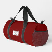 Gym Dance Bag | Monogram Initialen Naam Duffle Bag Plunjezak (Rechterhoek)