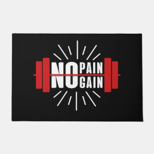 Gym deur mat geen pijn geen winst