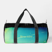 Gym & Duffel Tas met kleurrijke weide (Achterkant)