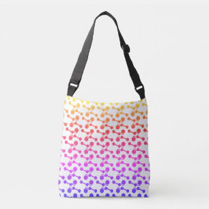 Gym Dumbbells Pattern Crossbody Tas