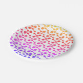 Gym Dumbbells Pattern Papieren Bordje (Gekanteld)