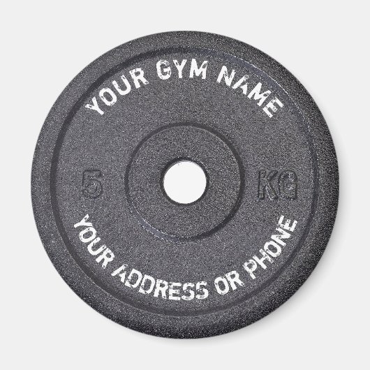 Gym Eigenaar Fitness Instructor Gym Coach Workout Magneet (Voorkant)