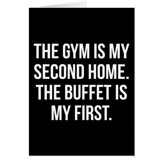 Gym en Buffet is mijn huis, Bulking - Grappig werk (Voorkant)