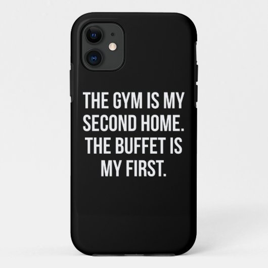 Gym en Buffet is mijn huis, Bulking - Grappig werk Case-Mate iPhone Case (Achterkant)