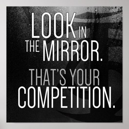 Gym en Succes Motivatie Poster (Voorkant)