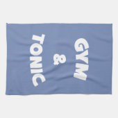 Gym en Tonic - Funny Novelty Workout Theedoek (Horizontaal)