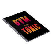 Gym en tonic notitieboek (Rechterzijde)