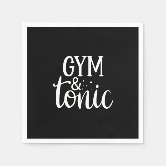gym en tonic servet (Voorkant)