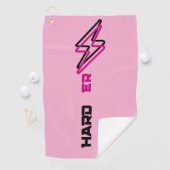Gym Energie Bliksem  | Modern Fitness Golfhanddoek (Insitu)