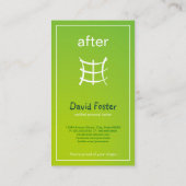 Gym Fitness Body Certified Personal Coach Trainer Visitekaartje (Achterkant)