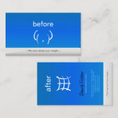 Gym Fitness Body Certified Personal Coach Trainer Visitekaartje (Voorkant / Achterkant)