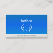 Gym Fitness Body Certified Personal Coach Trainer Visitekaartje (Voorkant)